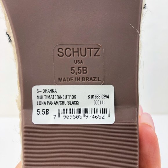 SCHUTZ | Shoes | Schutz Ohana Cream Black Espadrille Flats  SCHUTZ Ohana cream & black espadrille flats